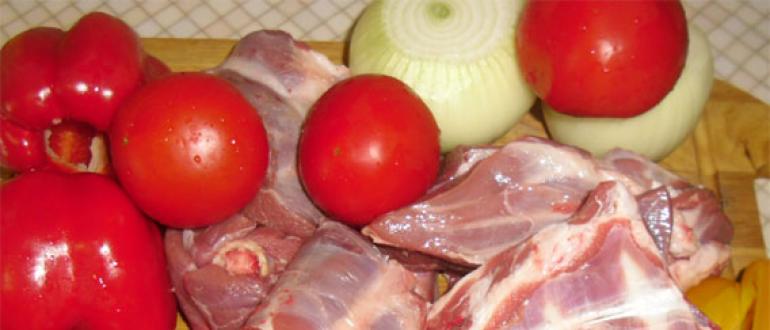 Хашлама со свининой на скорую руку: пошаговый рецепт с фото